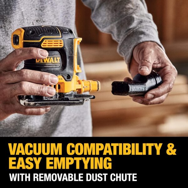 DEWALT DCW200B 20V MAX XR Cordless Variable Speed Sander - Tool Only - Image 4