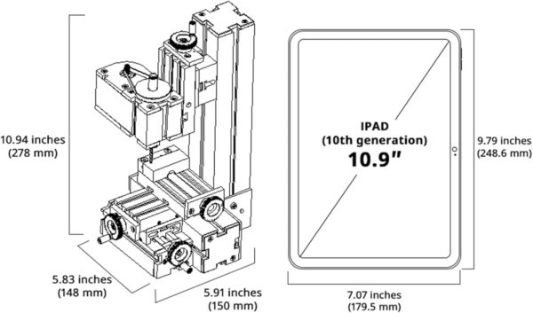 Universal Mini Metal Milling Machine - DIY Tool for Woodworking & Modelmaking - Image 5