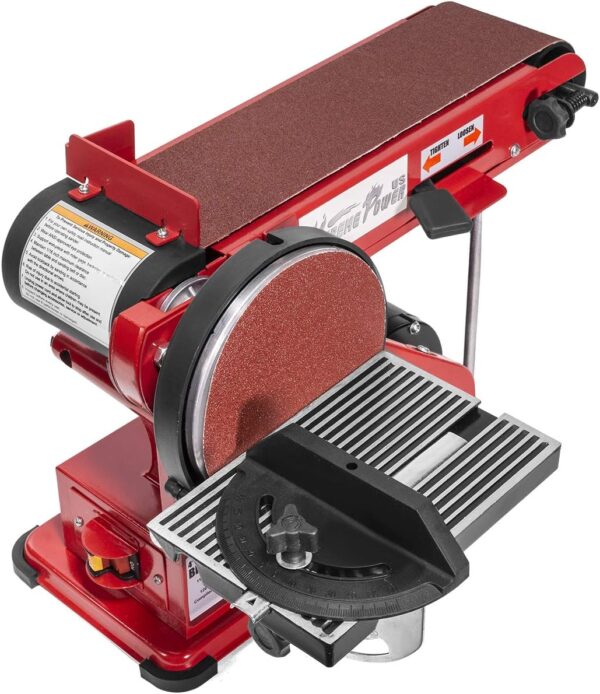 XtremepowerUS 4" x 36" Belt Sander 6" Disc Polisher Grinder Sanders for Woodworking Belt Sander Deck Sander