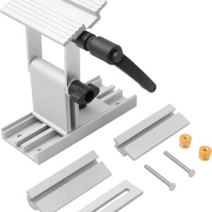 Adjustable Replacement Tool Rest Sharpening Jig for 6 inch or 8 inch Bench Grinders and Sanders •Includes a Pivoting Miter Slide and Flat Miter Slide for Easy Tool Honing