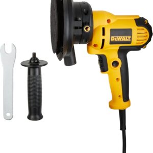 DEWALT Rotary Sander, Variable Speed, Dust Shroud, 5-Inch (DWE6401DS)