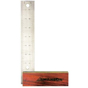 Swanson Tool TS152 8-Inch Try Square with Hardwood Handle